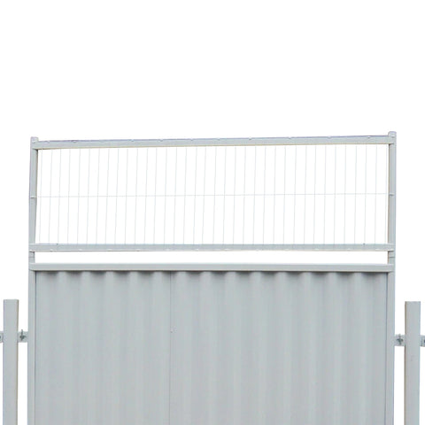 RB22-crash-tested-barrier-security-hoarding-panel-site-and-pedestrian-safety-anti-climb-mesh-highway-delineation-water-filled-system-connection-post-durable-easy-to-install-mesh-fencing-extension-panel