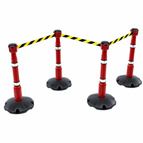 Skipper-TM-barrier-kit-system-retractable-solutions-post-and-base-cap-queue-management-crowd-control-safety-belt-barriers-technology-events-site-space-utilization-applications-portable-tape-warehouse-outdoor-indoor-heavy-duty