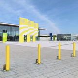 removable-1000mm-galvanised-powder-coated-yellow-bollard-concrete-cast-in-traffic-outdoor-ram-raiders-carparks-high-visibility-safety-crash-protection-pedestrian-safety-vehicle-access-control-commercial-industrial-security