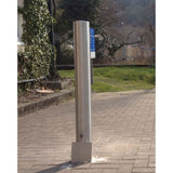 removable-round-plain-stainless-steel-bollard-crash-impact-high-anti-ram-vehicle-safety-perimeter-security-galvanised-steel-tested-heavy-duty-outdoor-street-furniture-pedestrian-modern-urban-public-space-carpark-building-protection-commercial-industrial