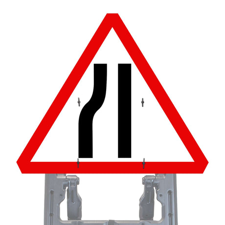 Reflective Quick Fit Sign Faces Chapter 8 Compliant The Red Book Road Sign High Visibility Traffic Safety Temporary Boards Custom Sign Frame RA1  HIP Class 2 RA2 Prismatic GRP Plastic Substrate Composite Dibond 