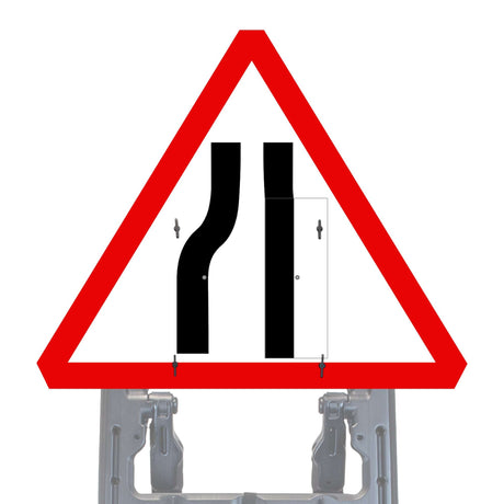 Reflective Quick Fit Sign Faces Chapter 8 Compliant The Red Book Road Sign High Visibility Traffic Safety Temporary Boards Custom Sign Frame RA1  HIP Class 2 RA2 Prismatic GRP Plastic Substrate Composite Dibond 