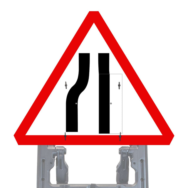 Reflective Quick Fit Sign Faces Chapter 8 Compliant The Red Book Road Sign High Visibility Traffic Safety Temporary Boards Custom Sign Frame RA1  HIP Class 2 RA2 Prismatic GRP Plastic Substrate Composite Dibond 