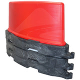 road-runner-500-barrier-self-weighted-melba-swintex-separator-traffic-management-roadway-safety-portable-construction-roadworks-temporary-divider-highway-lane-high-visibility-construction-roadside-traffic-control-red-white-wheels-transportable-stackable