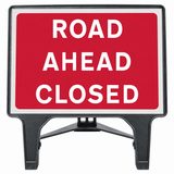 Road Ahead Closed 1050x750mm Q-Sign