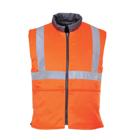 Portwest RT44 Class 2 Hi-Vis Reversible Bodywarmer