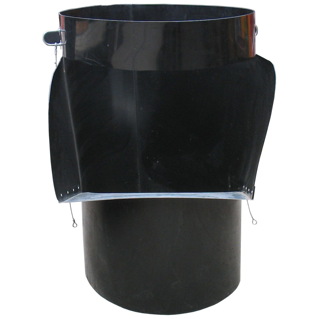 Black Side Entry Hopper Rubbish Scaffold Chute