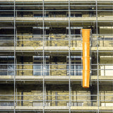 Yellow Rubbish Scaffold Chute