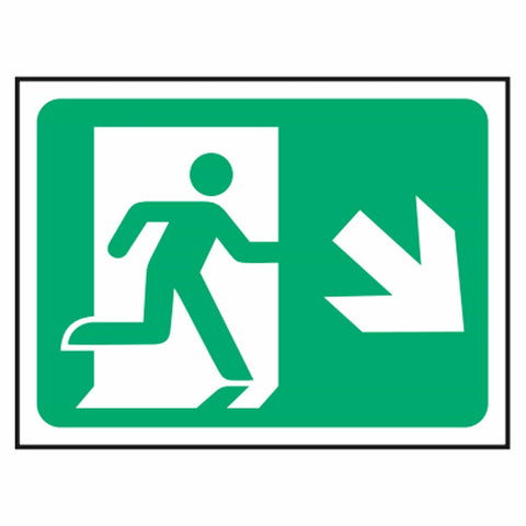 running-man-down-right-arrow-emergency-fire-extinguisher-signage-evacuation-escape-hazard-identify-locate-instruct-alarm-prevention-assembly-regulations-compliance-gear-self-adhesive-rigid-PVC-foam-high-impact-polystyrene-photoluminescent-polycarbonate