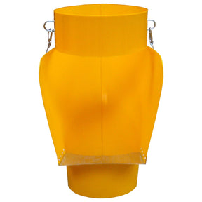 Yellow Side Entry Hopper Rubbish Scaffold Chute