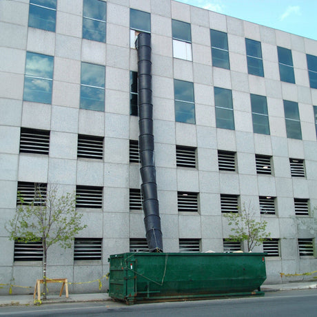 Black Rubbish Scaffold Chute