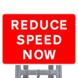 Reduce Speed Now Quick Fit Sign Face Diagram
