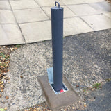 galvanised-stainless-steel-retractapost-GL-autopa-retractable-telescopic-bollard-security-bollards-traffic-management-removable-industrial-car-park-heavy-duty-urban-parking-lot-weather-resistant-durable-outdoor-500mm-745mm-integral-locks-lockable