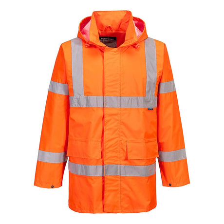 Portwest S160 Class 3 Waterproof Hi-Vis Rain Lite Traffic Jacket