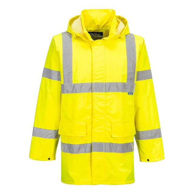 Portwest S160 Class 3 Waterproof Hi-Vis Rain Lite Traffic Jacket
