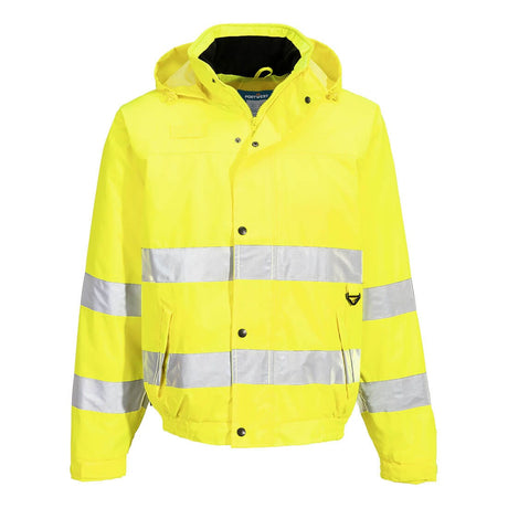 Portwest S161 Class 3 Waterproof Hi-Vis Rain Lite Bomber Jacket