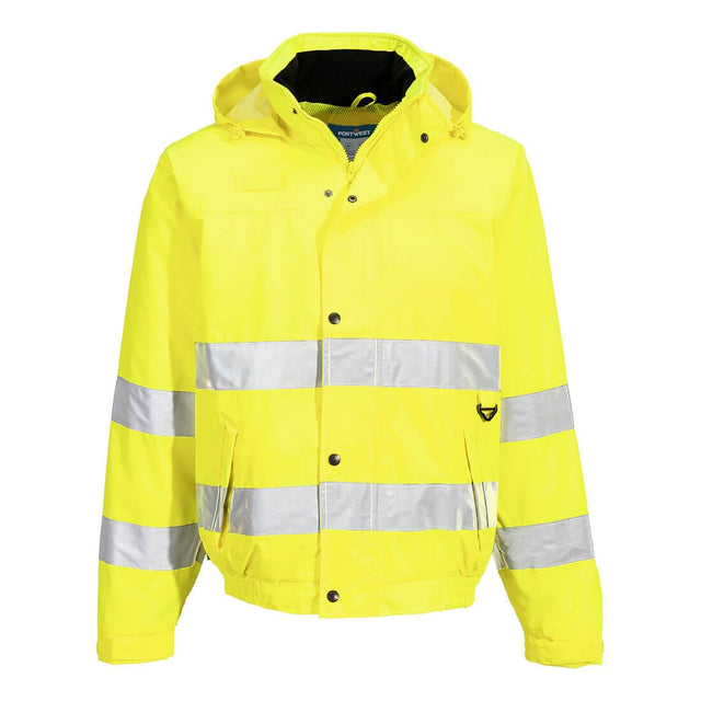 Portwest S161 Class 3 Waterproof Hi-Vis Rain Lite Bomber Jacket