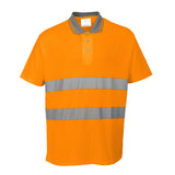 Portwest S171 Class 2 Hi-Vis Cotton Comfort Polo Shirt S/S