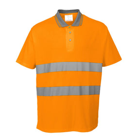 Portwest S171 Class 2 Hi-Vis Cotton Comfort Polo Shirt S/S