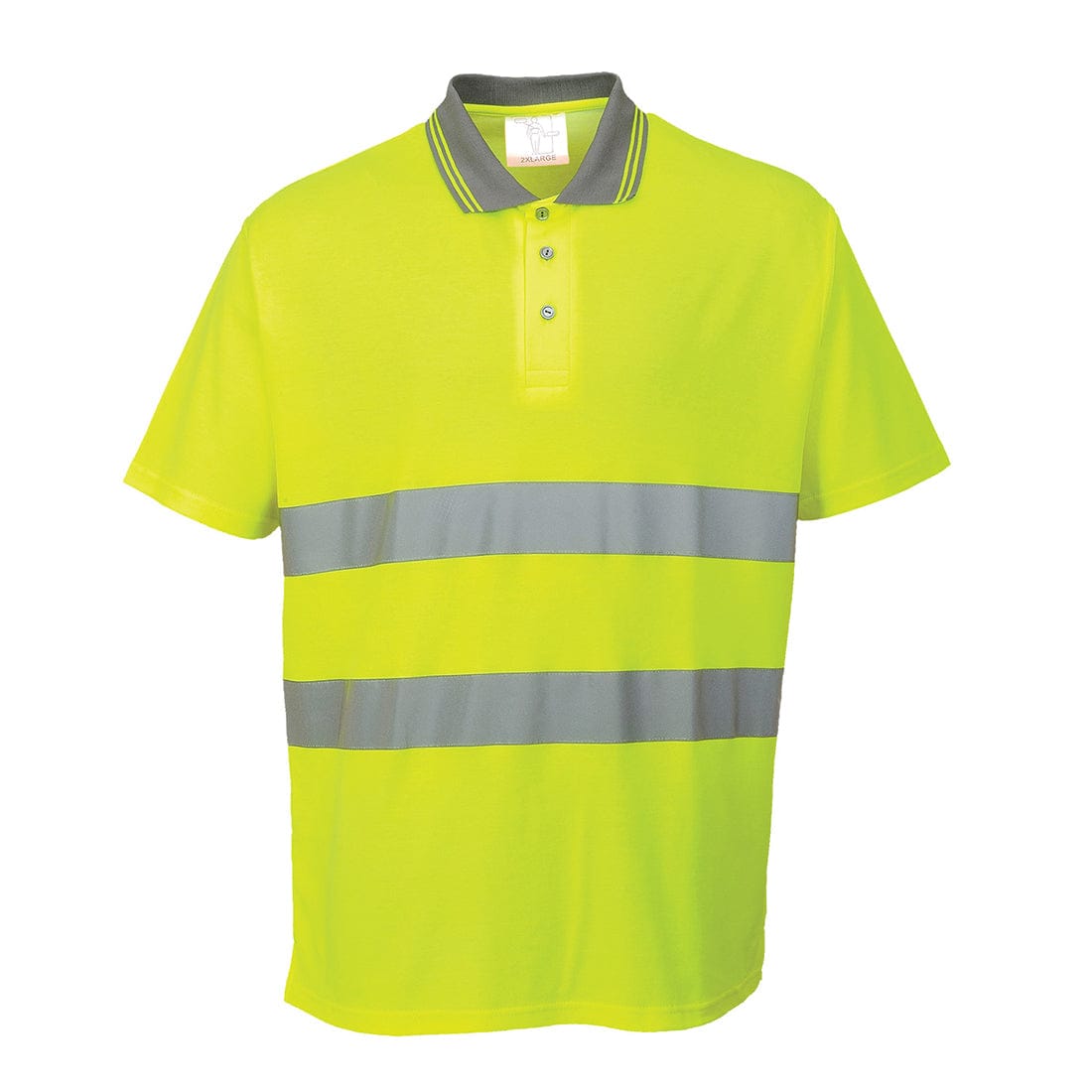 Portwest S171 Class 2 Hi-Vis Cotton Comfort Polo Shirt S/S
