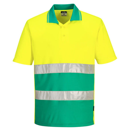 Portwest S175 Hi-Vis Lightweight Contrast Polo Shirt S/S