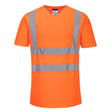 Portwest S179 Class 2 Hi-Vis Cotton Comfort Mesh Insert T-Shirt S/S