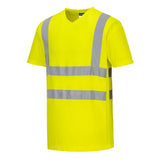 Portwest S179 Class 2 Hi-Vis Cotton Comfort Mesh Insert T-Shirt S/S