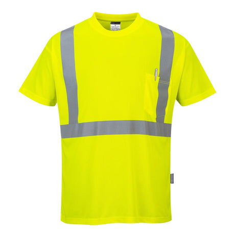 Portwest S190 Class 2 Hi-Vis Pocket T-Shirt S/S
