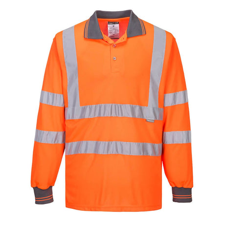 Portwest S277 Class 3 Hi-Vis Polo Shirt L/S