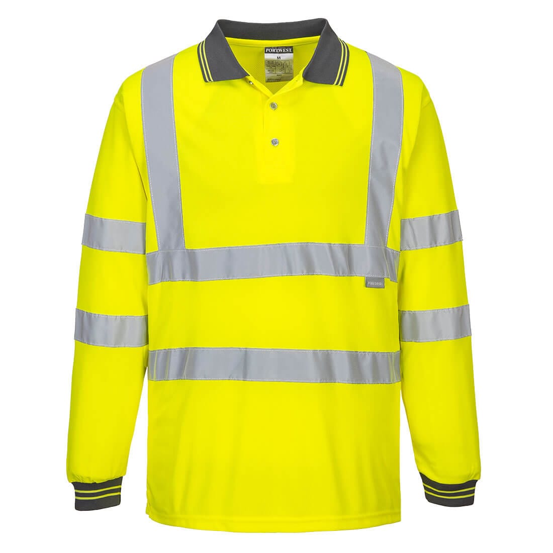Portwest S277 Class 3 Hi-Vis Polo Shirt L/S