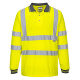 Portwest S277 Class 3 Hi-Vis Polo Shirt L/S