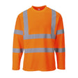 Portwest S278 Class 3 Hi-Vis Cotton Comfort T-Shirt L/S