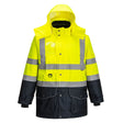 Portwest S426 Class 3 Hi-Vis Breathable 7-in-1 Contrast Traffic Jacket