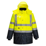 Portwest S426 Class 3 Hi-Vis Breathable 7-in-1 Contrast Traffic Jacket