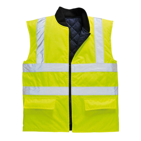 Portwest S469 Class 2 Hi-Vis Reversible Bodywarmer