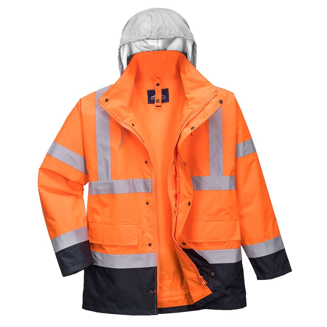 Portwest S471 Class 3 Hi-Vis 4-in-1 Contrast Traffic Jacket
