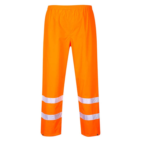 Portwest S480 Class 2 Waterproof Hi-Vis Rain Traffic Trousers