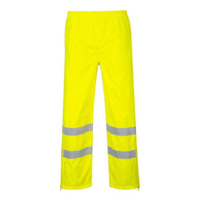 Portwest S487 Waterproof Hi-Vis Breathable Rain Trousers