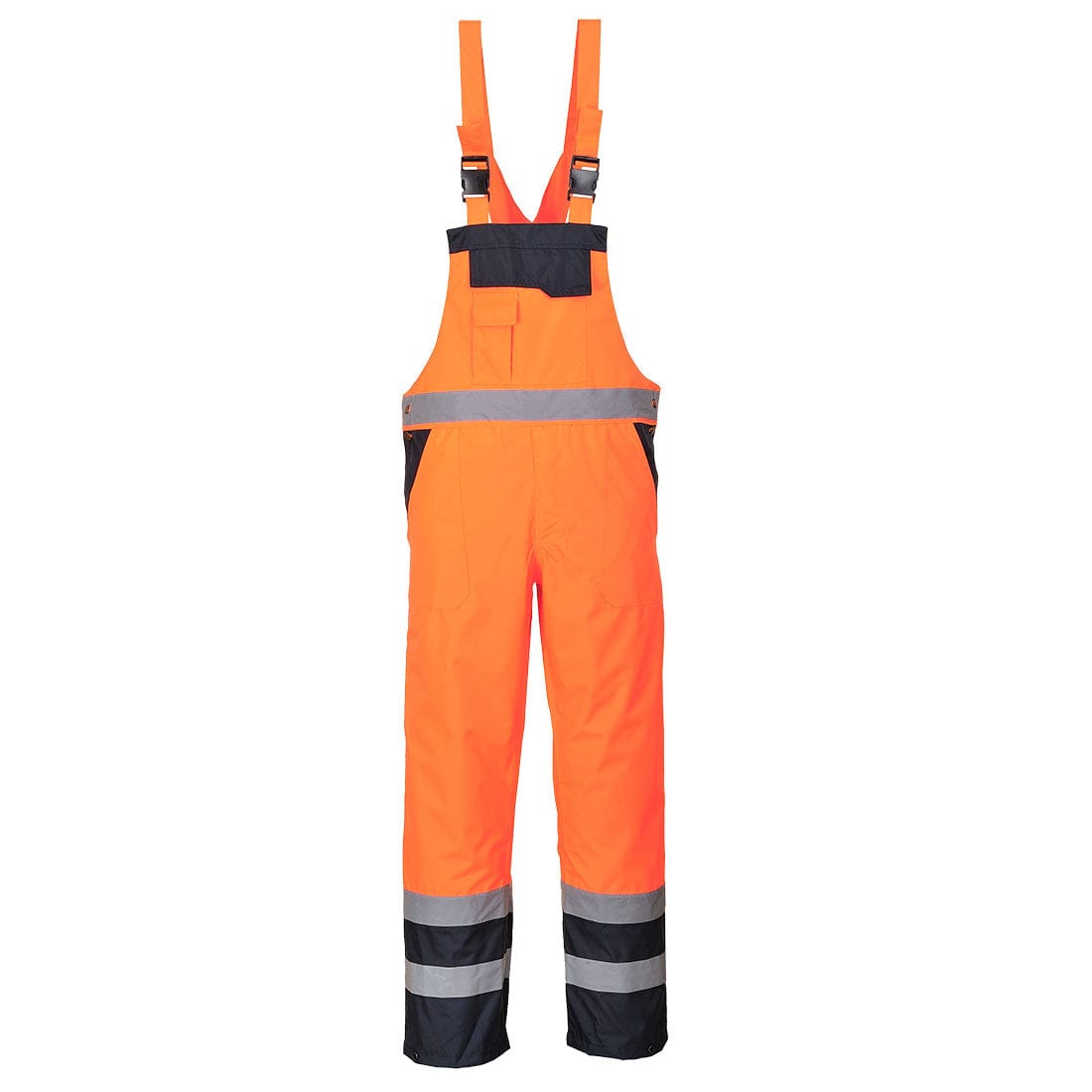 Portwest S489 Class 2 Hi-Vis Contrast Winter Bib and Brace