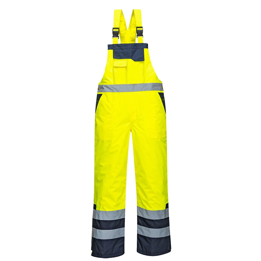 Portwest S489 Class 2 Hi-Vis Contrast Winter Bib and Brace