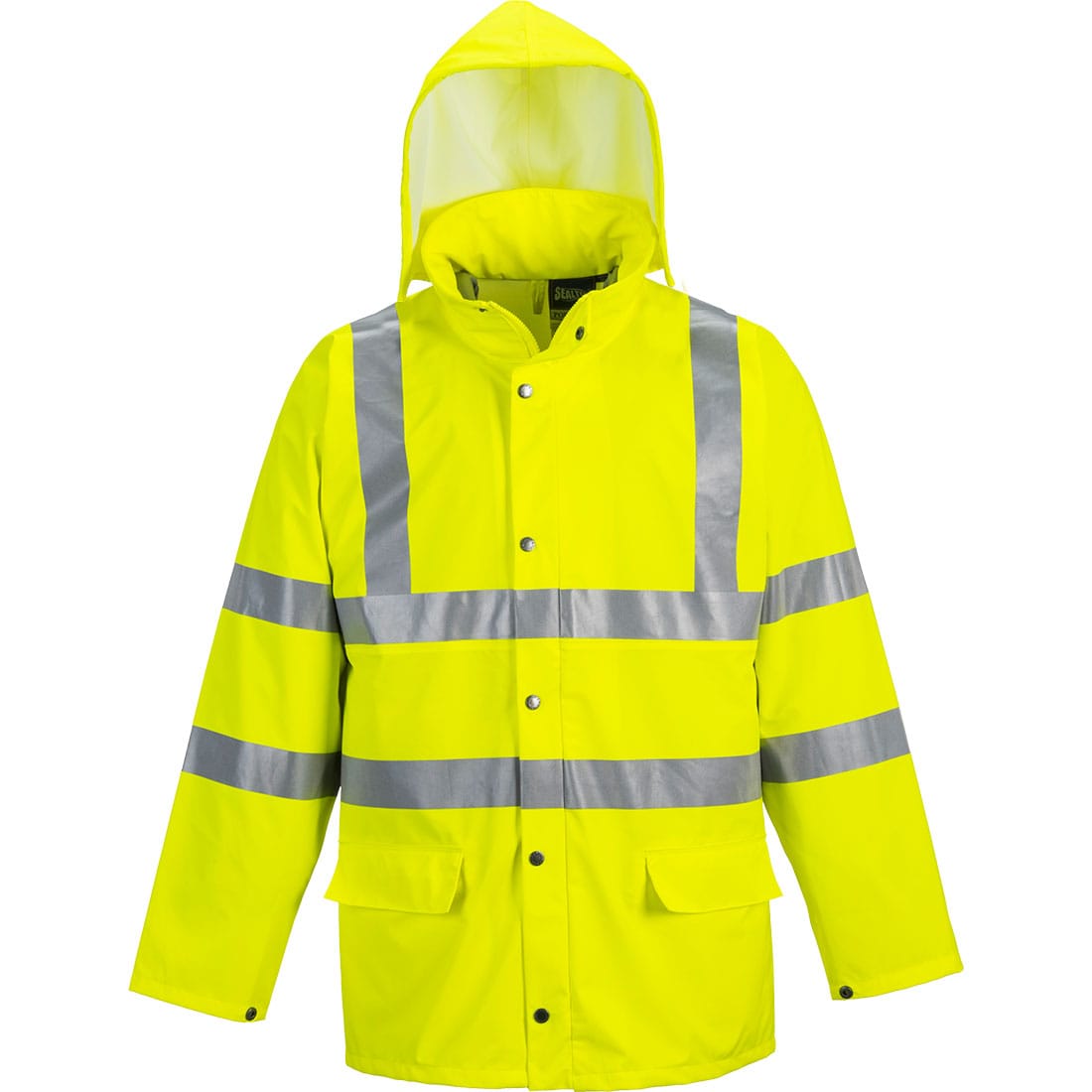 Portwest S491 Class 3 Waterproof Sealtex Ultra Hi-Vis Rain Jacket