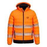 Portwest S548 Class 2 Hi-Vis Ultrasonic Heated Tunnel Jacket