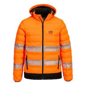 Portwest S548 Class 2 Hi-Vis Ultrasonic Heated Tunnel Jacket