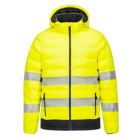 Portwest S548 Class 2 Hi-Vis Ultrasonic Heated Tunnel Jacket