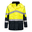 Portwest S760 Class 3 Waterproof Hi-Vis Breathable Contrast Rain Jacket