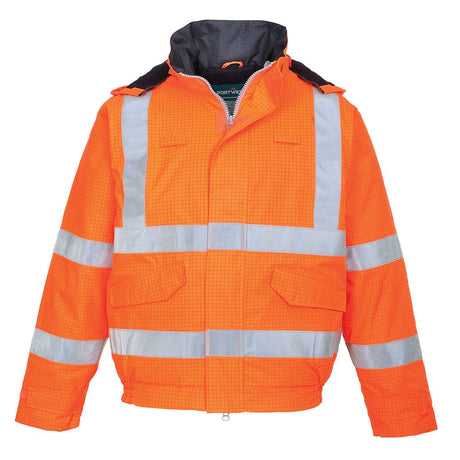 Portwest S773 Waterproof Bizflame Rain Hi-Vis FR Winter Bomber Jacket