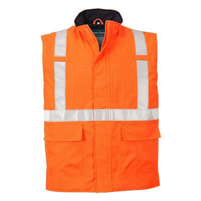 Portwest S776 Waterproof Bizflame Rain Hi-Vis FR Bodywarmer