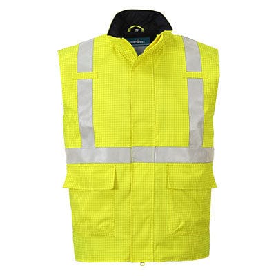 Portwest S776 Waterproof Bizflame Rain Hi-Vis FR Bodywarmer