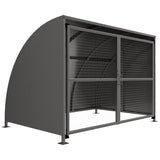 SC1-stratford-cycle-shelter-galvanised-steel-roof-cladding-secure-mesh-doors-autopa-galvanised-steel-lockable-bike-stand-outdoor-freestanding-parking-bicycle-secure-standalone-secure-bolt-down-robust-weather-resistant-weatherproof-steel-canopy
