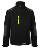 Softshell Two-tone Medium weight Jacket - Black/Grey